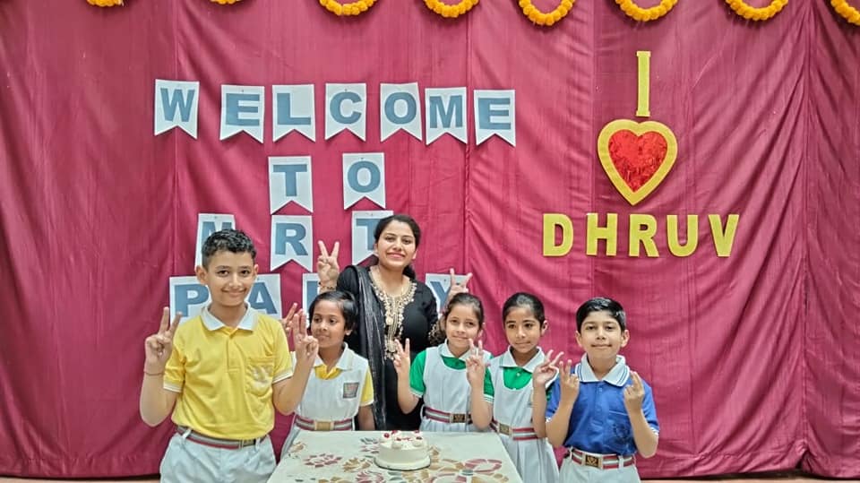 Today Dhruv Public School organised an MRT Party to encourage the Tiny Tots to develop aptitude for Mathematics not only as a subject but an integral part of common life.